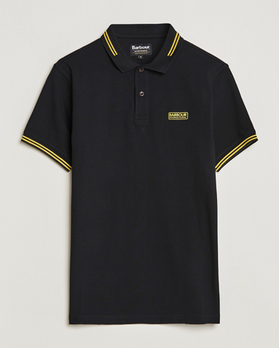 Mies | Lyhythihaiset pikeepaidat | Barbour International | Essential Tipped Polo Black