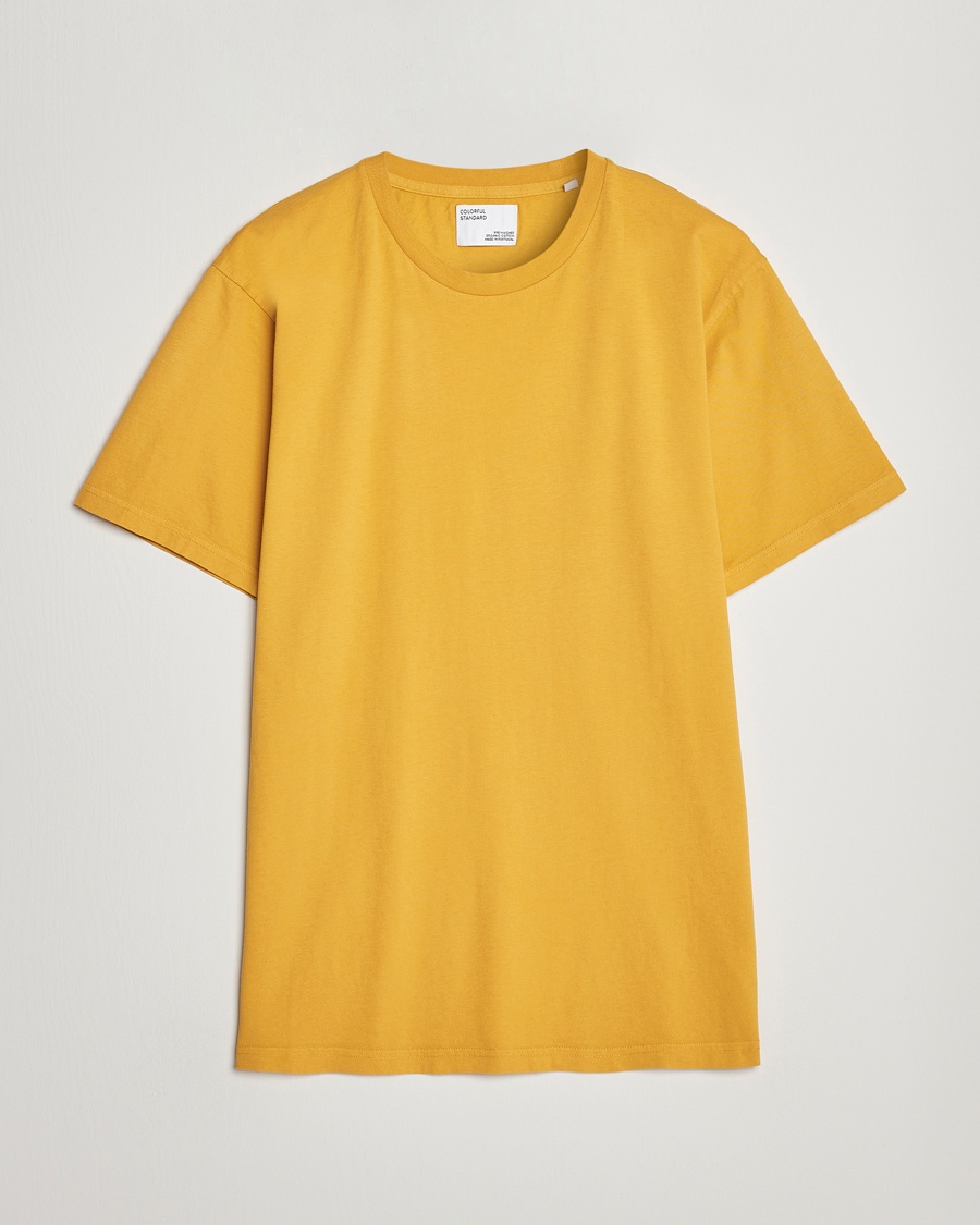 Colorful Standard Classic Organic T-Shirt Burned Yellow – Keltainen