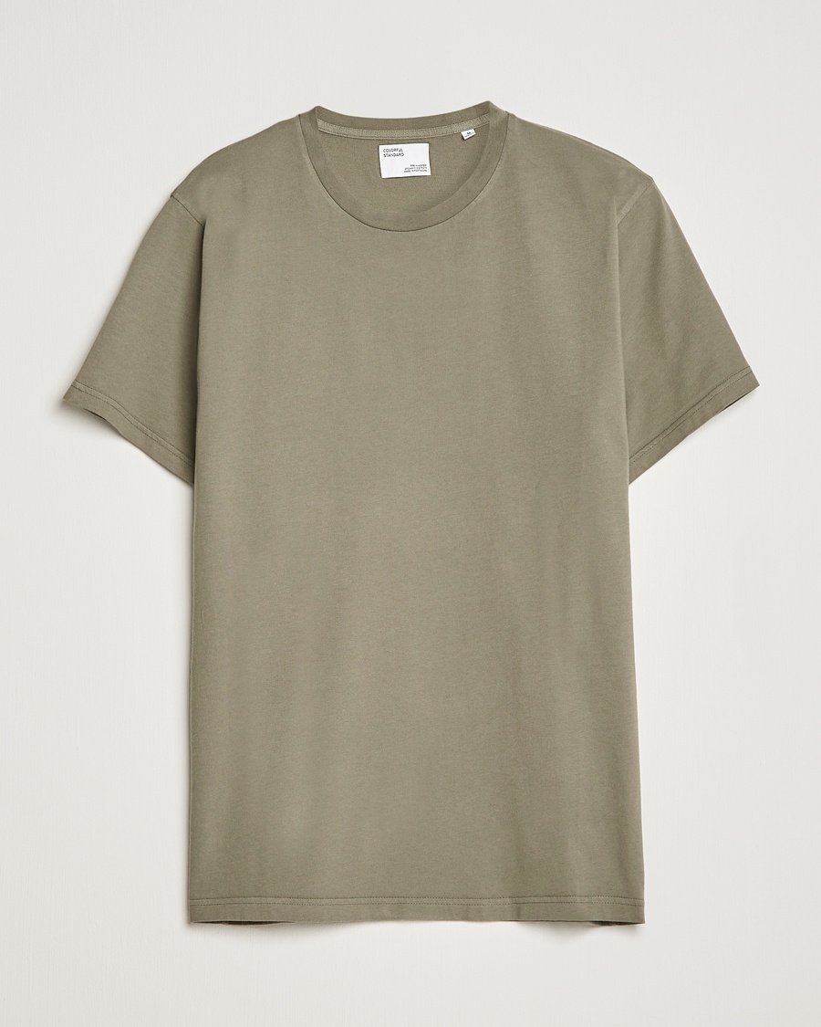 Colorful Standard Classic Organic T-Shirt Dusty Olive – Vihreä
