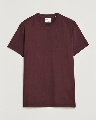Mies | Wardrobe Basics | Colorful Standard | Classic Organic T-Shirt Oxblood Red