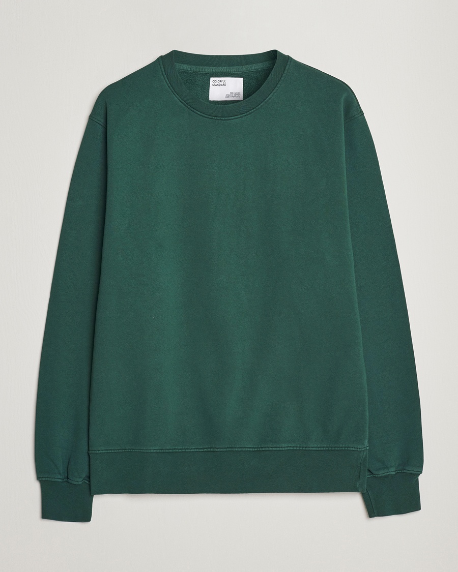 Colorful Standard Classic Organic Crew Neck Sweat Emerald Green – Vihreä
