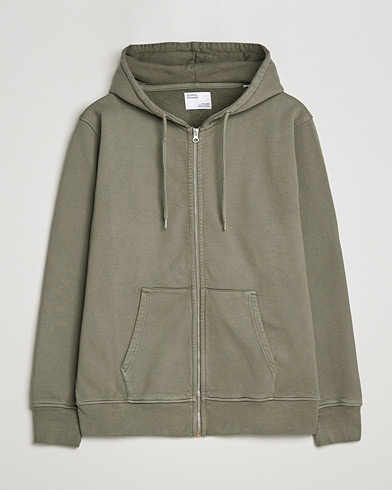 Mies | Colorful Standard | Colorful Standard | Classic Organic Full Zip Hood Dusty Olive