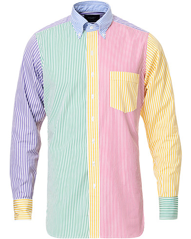  Striped Button Down Shirt Multi