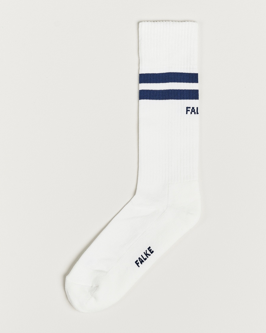Falke Dynamic Tennis Sock White/Navy – Valkoinen