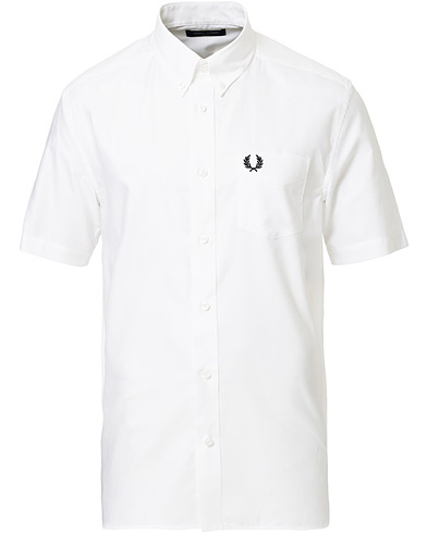 Lyhythihaiset kauluspaidat |  Short Sleeve Oxford Shirt White