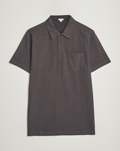 Mies |  | Sunspel | Riviera Polo Shirt Charcoal