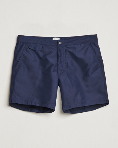 Mies |  | Sunspel | Recycled Seaqual Tailored Swim Shorts Navy