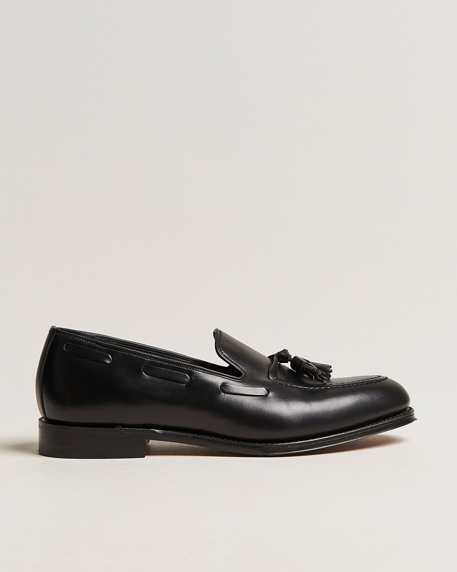 Loake 1880 Russell Tassel Loafer Black Calf – Musta