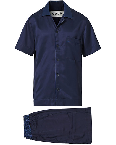 Pyjamasetti |  Home Suit Short Sleeve Navy Blue
