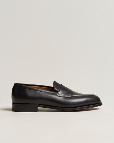 Miehet | Osta kengät merkiltä Edward Green - saat lepolestin kaupan päälle. | Edward Green | Piccadilly Penny Loafer Black Calf