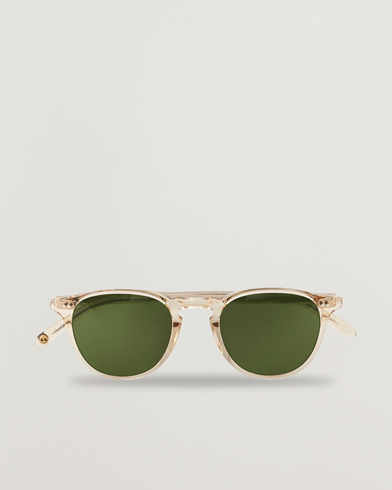 Mies | Pyöreät aurinkolasit | Garrett Leight | Hampton 46 Sunglasses Pure Green