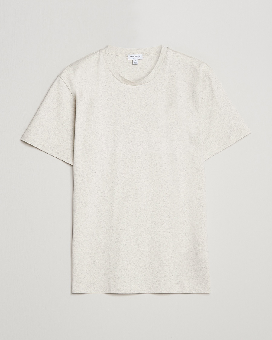 Sunspel Riviera Midweight T-Shirt Archive White – Valkoinen