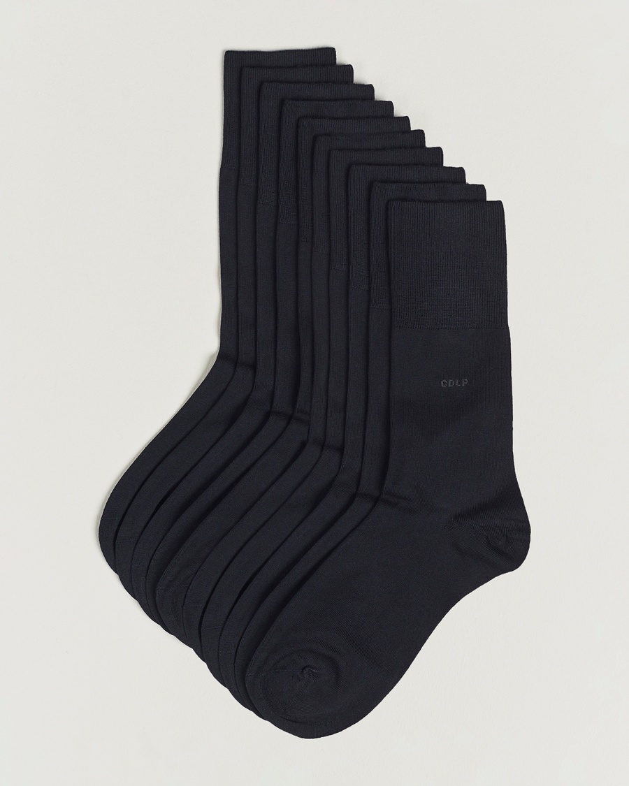 CDLP 10-Pack Bamboo Socks Navy Blue – Sininen