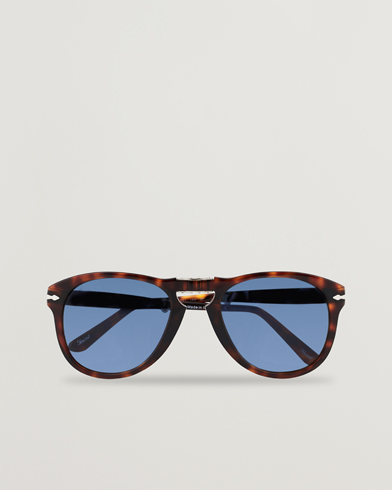 Miehet | D-malliset aurinkolasit | Persol | 0PO0714 Folding Sunglasses Havana/Blue Gradient