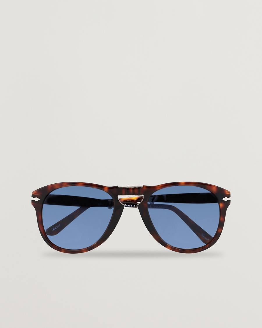 Persol 0PO0714 Folding Sunglasses Havana/Blue Gradient – Ruskea