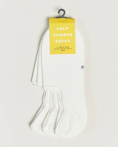 Mies | Contemporary Creators | CDLP | 3-Pack No Show Socks White