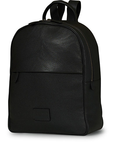 Reput |  Full Grain Leather Backpack Black
