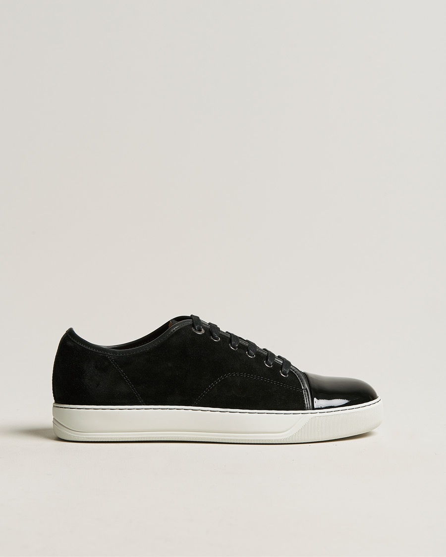 Lanvin DBB1 Patent Cap Toe Sneaker Black – Musta