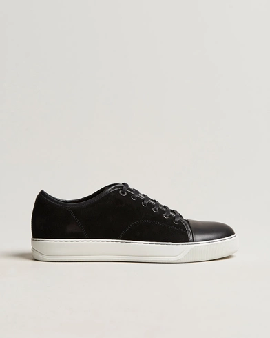 Mies | Luxury Brands | Lanvin | Nappa Cap Toe Sneaker Black