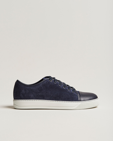 Mies |  | Lanvin | Nappa Cap Toe Sneaker Navy