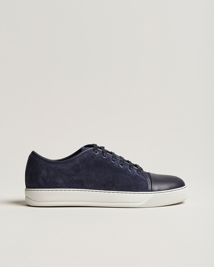 Lanvin DBB1 Nappa Cap Toe Sneaker Navy – Sininen