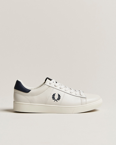 Mies | Valkoiset tennarit | Fred Perry | Spencer Leather Sneakers Porcelain/Navy