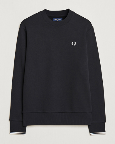 Mies | Fred Perry | Fred Perry | Crew Neck Sweatshirt Black