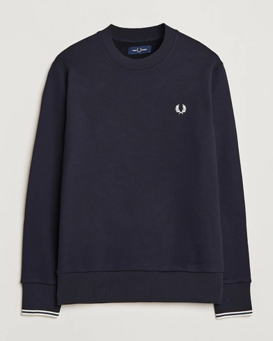 Mies |  | Fred Perry | Crew Neck Sweatshirt Navy