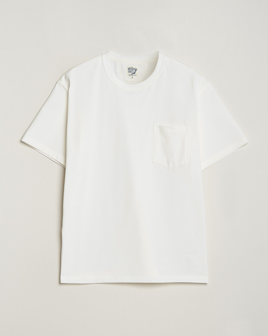 orSlow Pocket T-Shirt White – Valkoinen