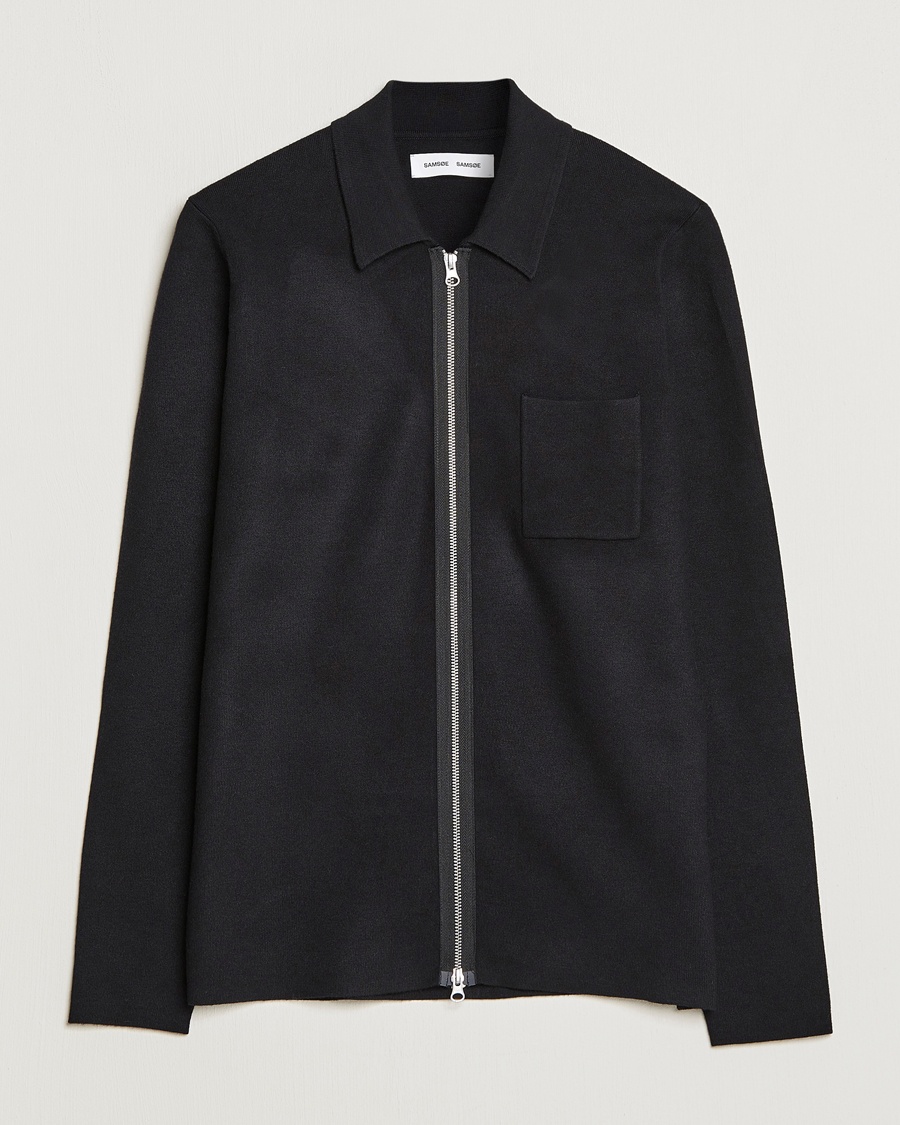 Samsøe Samsøe Guna Full Zip Black – Musta