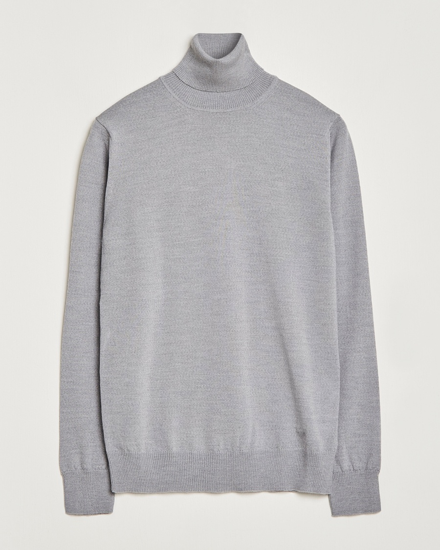Emporio Armani Knitted Merio Polo Grey – Harmaa