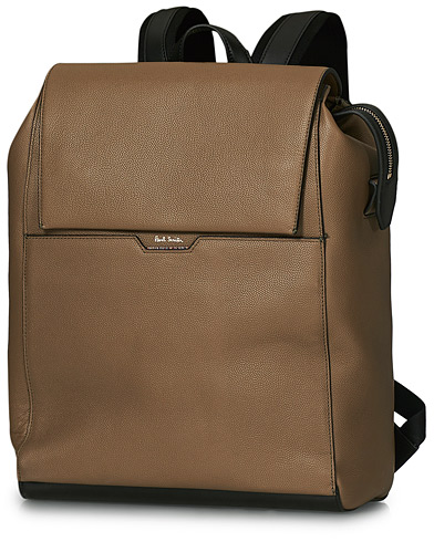 Reput |  Leather Lux Backpack Taupe
