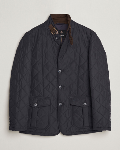 Mies | Kevättakit | Barbour Lifestyle | Quilted Lutz Jacket  Navy