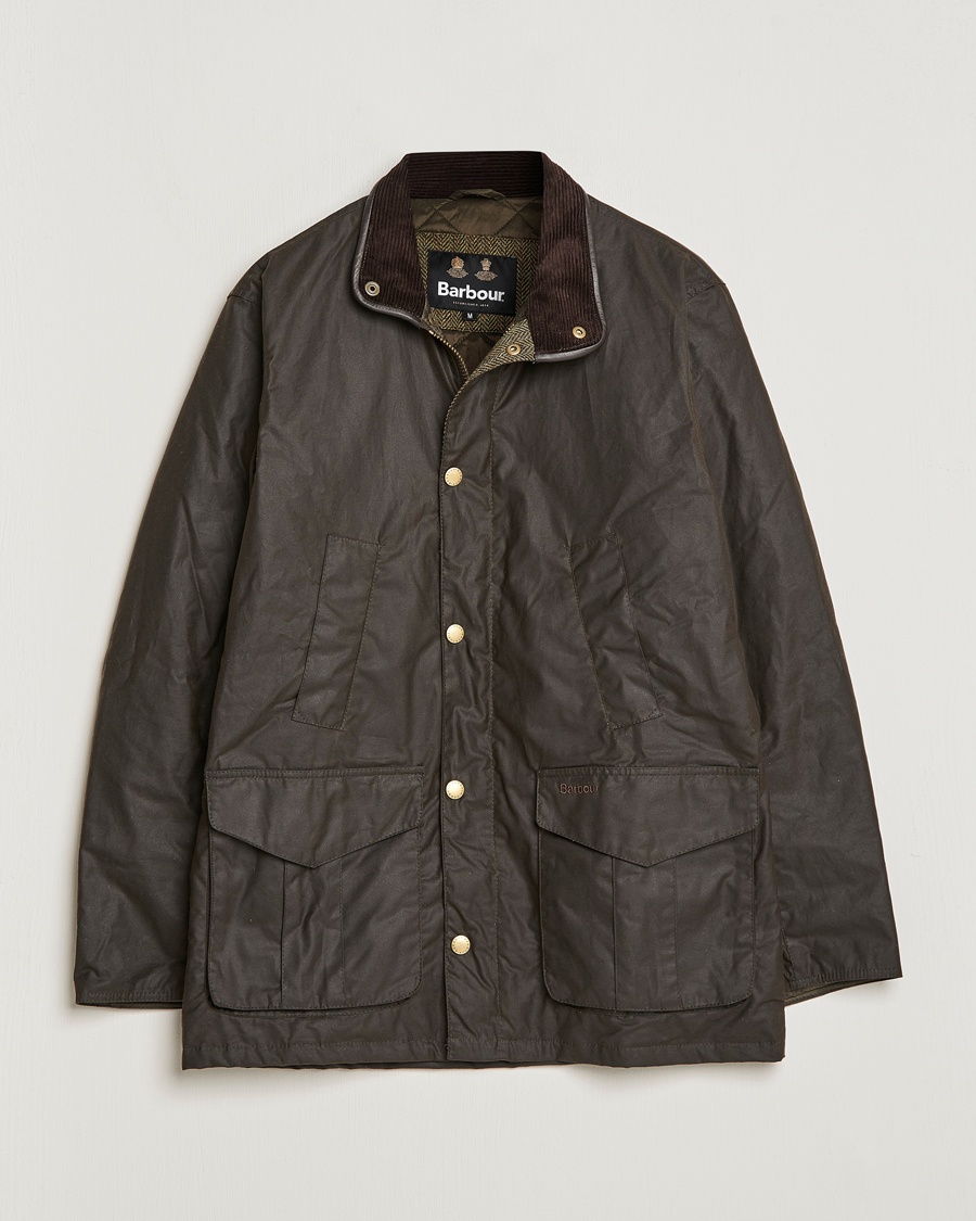 Barbour Lifestyle Hereford Wax Jacket Olive – Vihreä