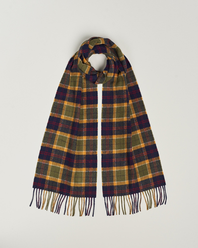 Mies |  | Barbour Lifestyle | Tartan Lambswool Scarf Green/Navy/Red