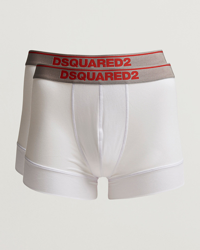 Mies | Dsquared2 | Dsquared2 | 2-Pack Modal Stretch Trunk White