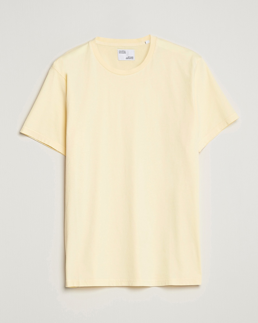 Colorful Standard Classic Organic T-Shirt Soft Yellow – Keltainen