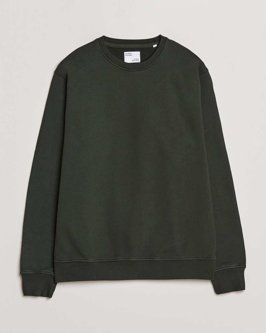 Colorful Standard Classic Organic Crew Neck Sweat Hunter Green – Vihreä