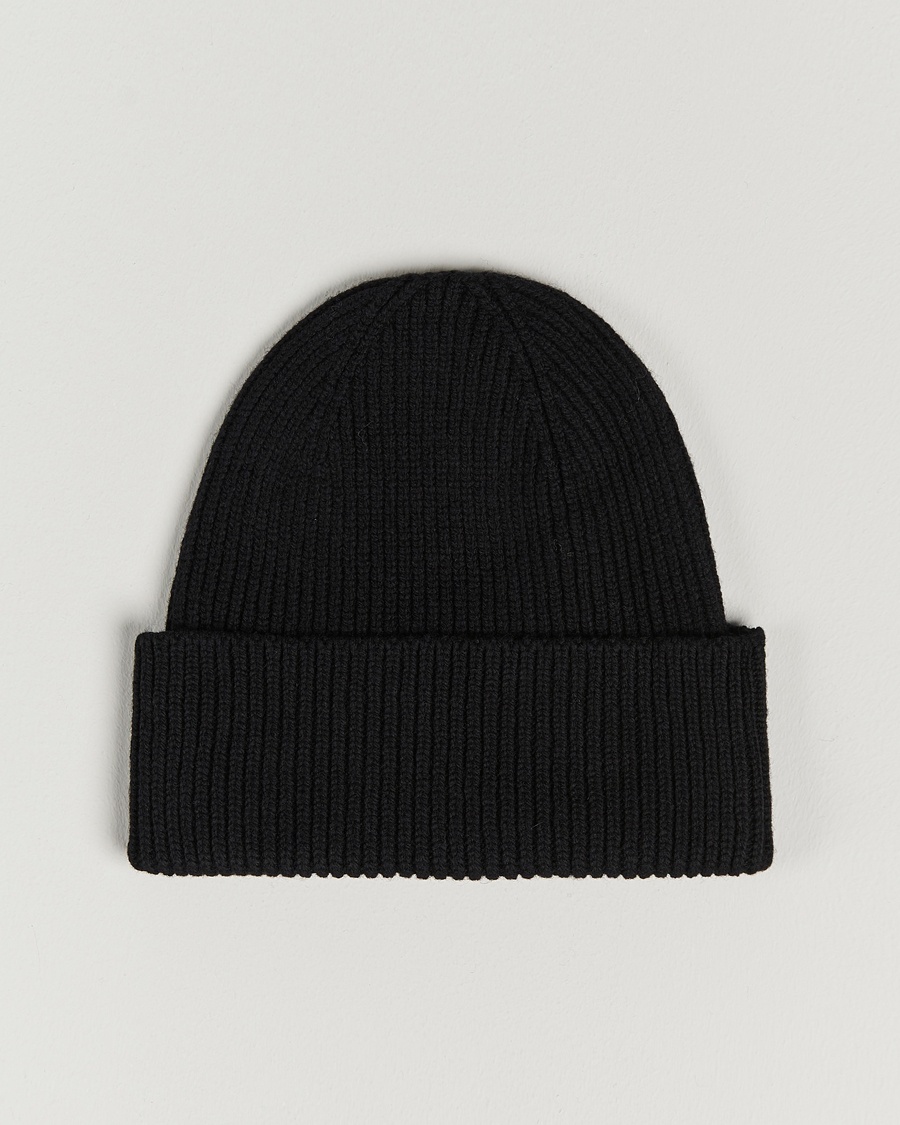 Colorful Standard Merino Wool Beanie Deep Black – Musta