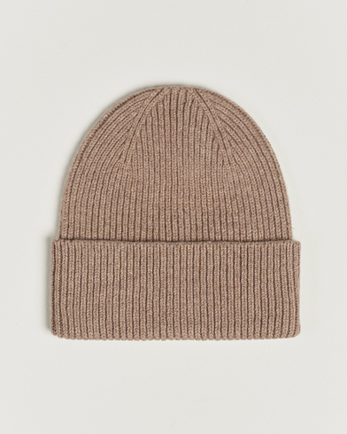 Mies | Pipot | Colorful Standard | Merino Wool Beanie Warm Taupe