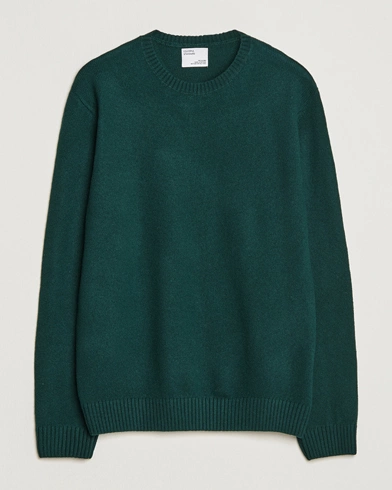 Mies |  | Colorful Standard | Classic Merino Wool Crew Neck Emerald Green