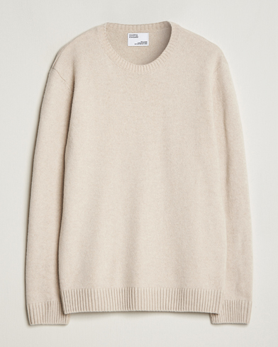 Mies |  | Colorful Standard | Classic Merino Wool Crew Neck Ivory White