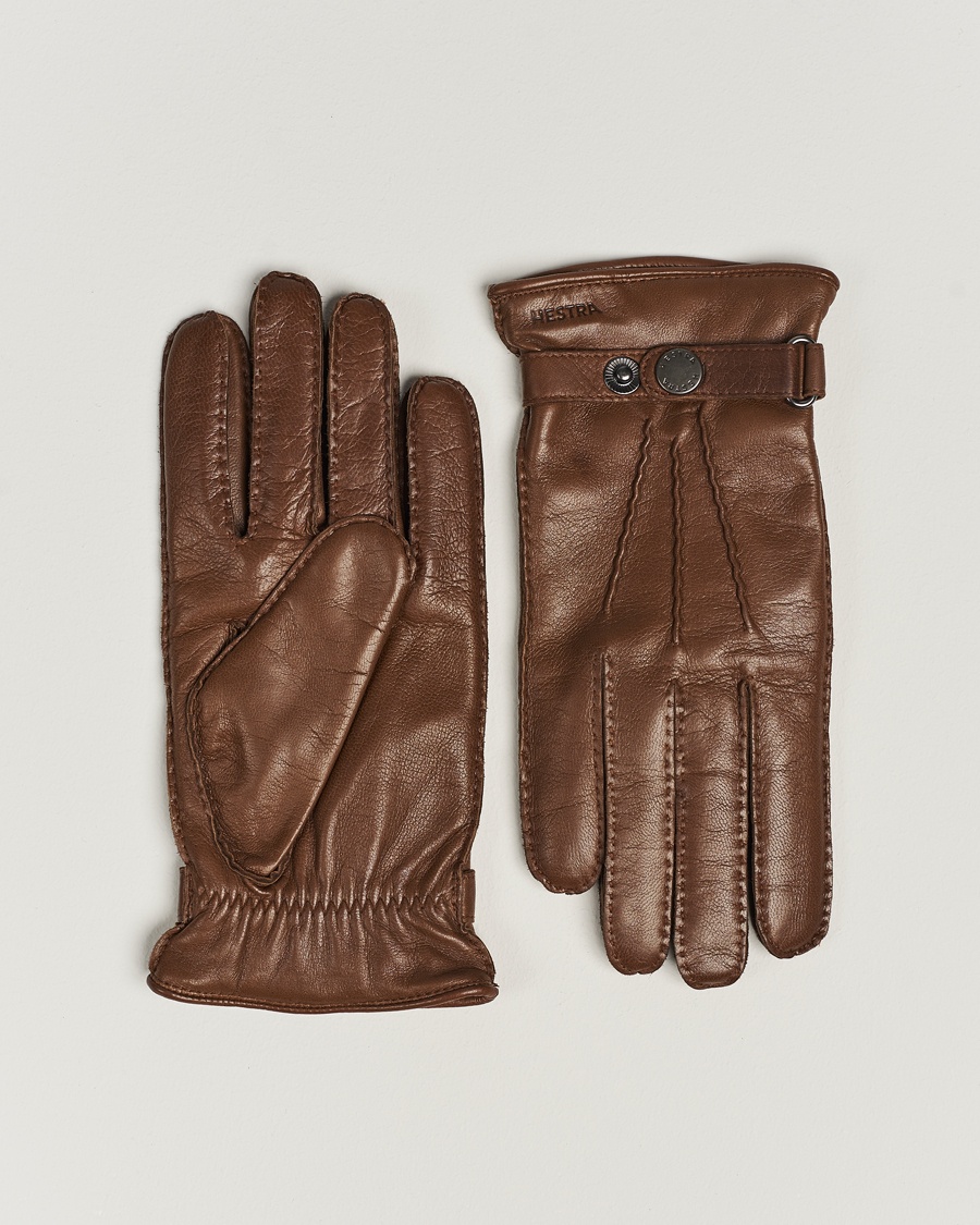 Hestra Jake Wool Lined Buckle Glove Light Brown – Ruskea