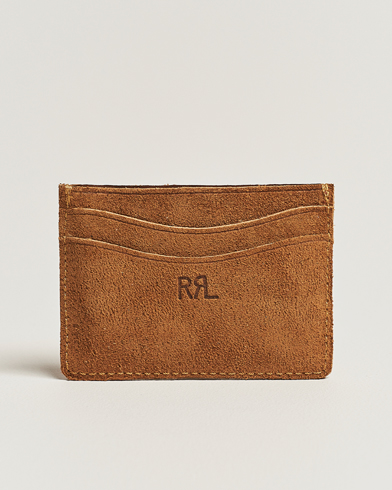Mies | Ralph Lauren Holiday Gifting | RRL | Rough Out Cardholder Wallet Brown