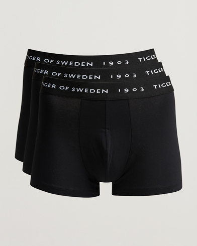 Mies | Business & Beyond | Tiger of Sweden | Hermod Cotton 3-Pack Boxer Brief Black
