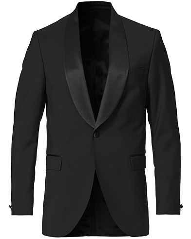 Puku |  Janson Tuxedo Shawl Collar Blazer Black