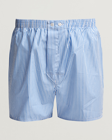  |  Classic Fit Cotton Boxer Shorts Blue Stripe