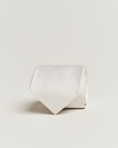 Mies |  | Amanda Christensen | Plain Classic Tie 8 cm White