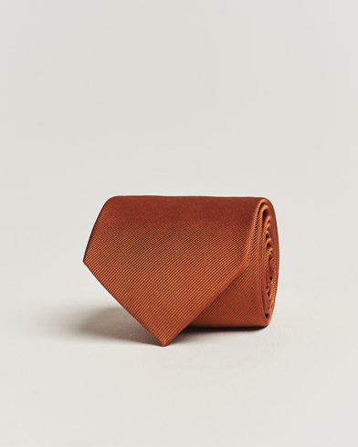  |  Plain Classic Tie 8 cm Rust