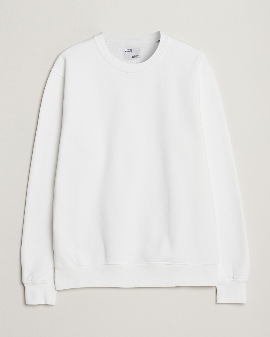 Colorful Standard Classic Organic Crew Neck Sweat Optical White – Valkoinen
